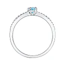 Кольцо из белого золота