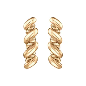 Серьги из красного золота