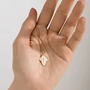 Крест из красного золота