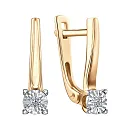 Серьги из красного золота