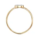 Кольцо из красного золота с бриллиантами