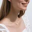 Колье из красного золота