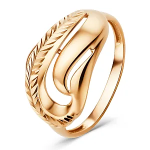 Кольцо из красного золота