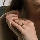 Кольцо из красного золота