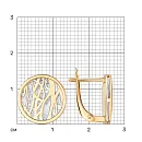 Серьги из красного золота