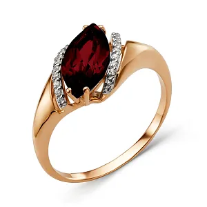 Кольцо из красного золота