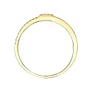 Кольцо из желтого золота с бриллиантами