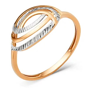 Кольцо из красного золота