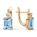 Серьги из красного золота