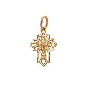 Крест из красного золота