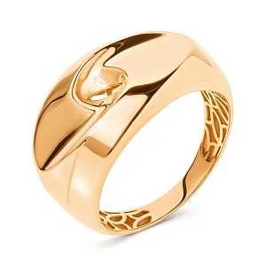 Кольцо из красного золота