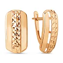 Серьги из красного золота