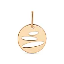 Подвеска из красного золота