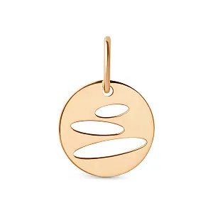 Подвеска из красного золота