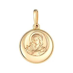 Подвеска из красного золота