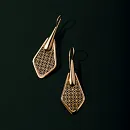 Серьги из красного золота