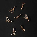 Подвеска из красного золота с фианитом