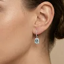 Серьги из белого золота