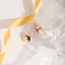 Серьги из красного золота