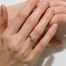 Кольцо из красного золота с топазом