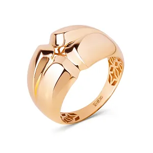 Кольцо из красного золота