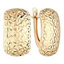 Серьги из красного золота