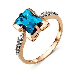 Кольцо из красного золота