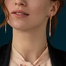 Серьги из красного золота