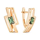 Серьги из красного золота