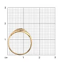 Кольцо из красного золота