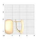 Серьги из красного золота