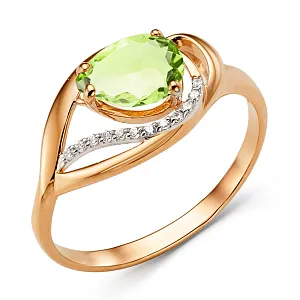 Кольцо из красного золота