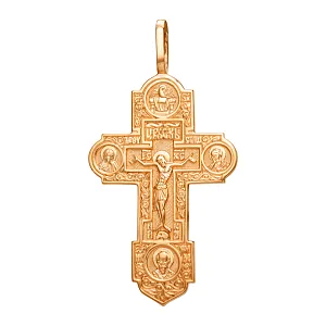 Крест из красного золота