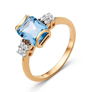 Кольцо из красного золота