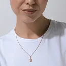 Подвеска из красного золота