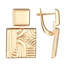 Серьги из красного золота