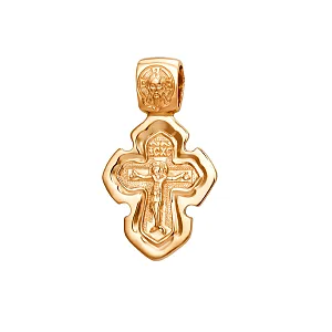 Крест из красного золота