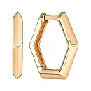 Серьги из красного золота