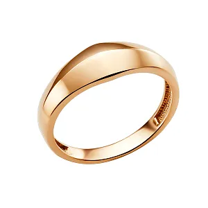 Кольцо из красного золота