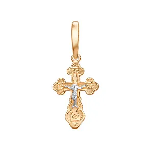 Крест из красного золота