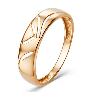 Кольцо из красного золота