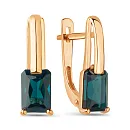 Серьги из красного золота