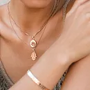 Подвеска из красного золота