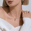 Подвеска из красного золота