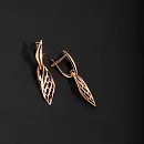 Серьги из красного золота