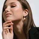 Серьги из красного золота