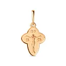 Крест из красного золота