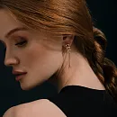 Серьги из красного золота