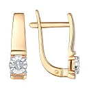 Серьги из красного золота