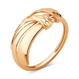 Кольцо из красного золота